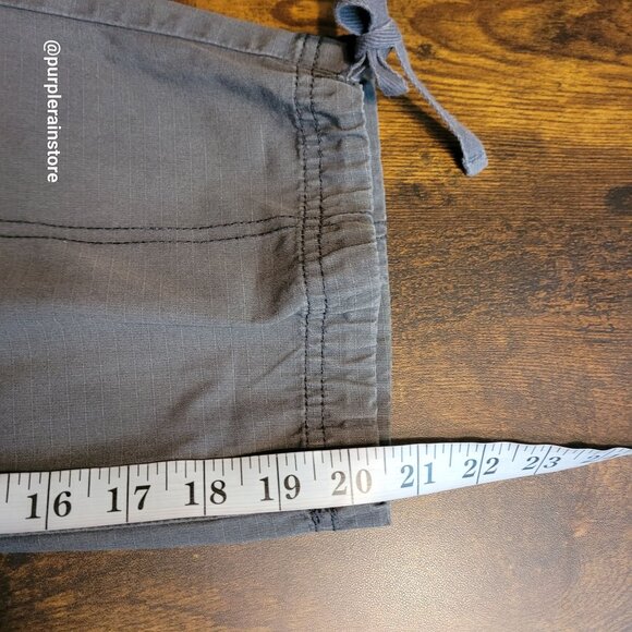 Eddie Bauer Cargo Pants 10 Rip Stop Type 46-1-18-C Mid Rise Gray Gorpcore - Picture 13 of 16